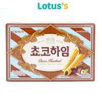 ราคา CROWN คราวน์ ขนมช็อกโกไฮม์ เวเฟอร์สอดไส้ครีมเฮเซลนัท วนิลา ขนาด 142 กรัม (21320525367)