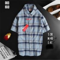 ราคา เสื้อเชิ้ตแขนสั้น ลีวาย ปักจรเข้ ลายสก๊อต สำหรับผู้ชาย เสื้อเชิ้ต ใส่สบาย ผ้าฝ้าย เนื้อผ้าคุณภาพ100 (17582374071)