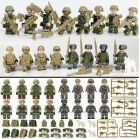 ราคา Compatible with Lego Special Police Military Red Army German Soldier Dolls Assembled and Inserted Puzzle Small Particle Building Blocks (20334471312)