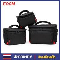 ราคา จัดส่งภายใน 24 ชั่วโมง EOSM วัสดุกันน้ําไนล่อน DSLR กระเป๋ากล้องถ่ายภาพแบบพกพากระเป๋าสําหรับ Canon 100D 200D 600D 700D 750D 760D Canon Camera Bag Medium Size กลาง (2265908663)