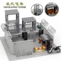 ราคา Compatible with Lego city MOC sentry tower prison cage police thief military special police weapon scene building block toys (20336648830)
