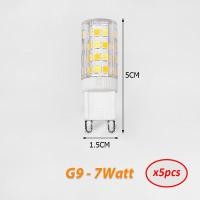 ราคา หลอดไฟ LED G9 5W 7W 9W SMD 2835 110 220V ไฟขั้วเกลียวหลอดไฟโคมไฟ Led มุม360องศาสีขาวอบอุ่น เย็นสีขาวประหยัดพลังงานหลอดไฟขนาดเล็กแทนที่ด้วยไฟสปอตไลท์ฮาโลเจน (21157190812)