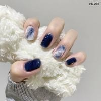 ราคา เล็บปลอมสำเร็จรูป พร้อมกาวติดเล็บ เล็บปลอมกันน้ำ ลายน่ารักๆ (19837382721)