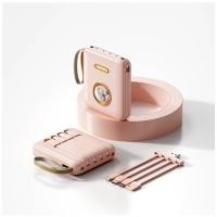 ราคา COD แบตสำรอง Power Bank 30000 mAh รุ่นQ8 แถมซองกันน้ำ มีสายในตัว4ห้ว พักง่าย สะดวกสุด (21351603150)