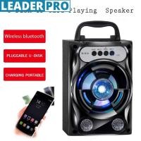 ราคา 5V Mini Wireless Stereo speaker system Outdoor bluetooth Audio Speaker LED music dancing Sport USB TF CARD AUX play mode (20612368549)