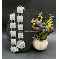 ราคา เข็มขัดเครื่องประดับชุดไทยสีเงิน (16522560307)