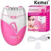 ราคา Kemei เครื่องกำจัดขนบนร่างกายแบบชาร์จไฟได้ เครื่องกำจัดขนบิกินี่แบบไม่เจ็บปวดสำหรับผู้หญิง189A (21357498263)