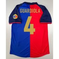 ราคา เสื้อบอล ย้อนยุค บาร์เซโลน่า 1999 เหย้า Retro Barcelona Home พร้อมเบอร์ชื่อ 4 GUADIOLA ครบ 100 ปี 1899 1999 เรโทร คลาสสิค (20504849829)