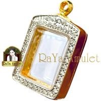 ราคา กรอบพระสำเร็จรูป งานไมครอน งานฝังเพชรอิตาลีอย่างดี ทรงสมเด็จเล็ก รหัส 02 (21336561034)