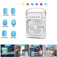 ราคา Life Welcome 4 in 1 พัดลมมินิ USB คูลเลอร์มินิสก์ท็อปแบบพกพา พัดลมแอร์มินิ พัดลมไอน้ำเย็น โปร่งใส พัดลมตั้งโต๊ะในบ้าน พัดลมไอเย็นพกพา มินิพัดลมแบบพกพาเครื่องฟอกอากาศ ไฟ LED 7สี (19767291514)