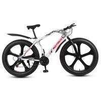 ราคา CJ เสือภูเขาล้อโต จักรยานล้อโต ล้อแม็ก 26 นิ้ว x 4 0 MOUNTAIN BIKE ชุดเกียร์ 21 Sp ดิสเบรคหน้าหลัง 25475 (18942844162)