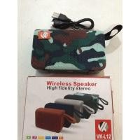 ราคา ลำโพงบลูทูธ ลำโพงไร้สาย MUSIC VK L 12 speaker ตู้ลำโพงพกพา ขนาดเล็กมีแบตเตอรี่ในตัว USB AUX input TF Micro SD card USB Player FM radio Bluetooth Speaker Wireless (4881102414)