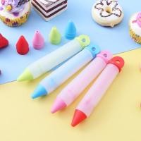 ราคา ปากกาแต่งหน้าเค้ก ตกแต่งเค้ก สําหรับบีบครีมช็อคโกแลต แยม คุกกี้ สุ่มสี (21315584240)