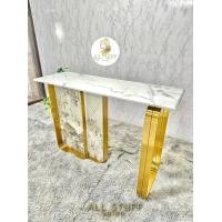 ราคา โต๊ะคอนโซล เฟอร์นิเจอร์แต่งบ้าน เรียบหรู โต๊ะคอนโซลหินอ่อน โต๊ะโชว์ ขาสเตนเลส ท๊อปหินอ่อน (20892053850)