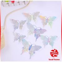 ราคา Thaihome COD สติกเกอร์ผีเสื้อ 3D สติ๊กเกอร์ติดผนังผีเสื้อ สําหรับติดตกแต่งผนัง ตกแต่งเค้ก 12 ชิ้น (21261573132)