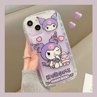 ราคา My Melody Kuromi Cinnamoroll Cartoon Phone Case for iPhone 11 12 13 14 Pro Max 6 6S 7 8 Plus SE 2020 X XS XR Cute Bread Cover (19175570885)