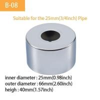 ราคา ทองแดง WEPHOTOPEXCPVC ท่อผนังครอบคลุมสแตนเลสแผ่นปิดที่เปิดขวดฝาครอบหน้าแปลน Escutcheon กับที่จับแน่นอนสำหรับ1 2 3 4 1 (18112719830)