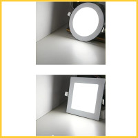 ราคา โคมไฟดาวน์ไลท์ ฝังฝ้า LED ฝังฝ้า ติดฝ้าเพดาน 24W 18W 12W 9W 6W 3W ดาวไลท์ แบบบาง กลม (21007346647)