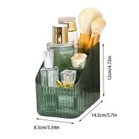 ราคา กล่องพลาสติกใส่ของจุกจิกที่เก็บกล่องเก็บของเครื่องสำอางค์บนโต๊ะกล่องจัดเก็บเครื่องประดับเครื่องสำอางสำหรับจัดระเบียบห้องน้ำ (21358747950)