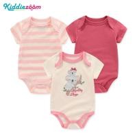 ราคา Kiddiezoom Baju Bayi Perempuan เด็กแรกเกิดชุด3ชิ้นชุดหมีแขนสั้นแบบตัวสั้นการ์ตูนน่ารักชุดเสื้อผ้าผ้าฝ้าย100 เบาเด็กผู้หญิงสวยงามชุด Essential คลอดทารก0 12เดือน (21007633151)