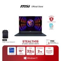 ราคา MSI NOTEBOOK Stealth 16Studio A13VG 410TH 16 QHD IPS Intel Core i9 13900H NVIDIA GeForce RTX 4070 32GB 16GBx2 DDR5 2TB NVMe PCIe Gen4x4 SSD Windows 11 Home โน้ตบุ๊ก Pre Order จัดส่งภายใน7 15วัน (21321