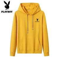 ราคา Playboy เสื้อสเวตเตอร์แขนยาวมีฮู้ดเสื้อสเวตเตอร์สไตล์เดียวกันของผู้ชายและผู้หญิงพิมพ์สีล้วนลำลองฤดูใบไม้ร่วงและฤดูหนาว (11066108259)