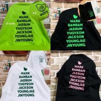 ราคา เสื้อยืดคุณภาพดี พิมพ์พรีเมี่ยม เสื้อ GOT7 อากาบง สกรีนหน้าหลัง มีหลายสี (20108659240)