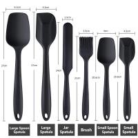 ราคา LMETJMA 6ชิ้นซิลิโคนชุดไม้พาย Non Stick ทนความร้อน Spatulas Turner สำหรับผสมเบเกอรี่เครื่องมือทำขนมอบ KC0320 (21358520336)