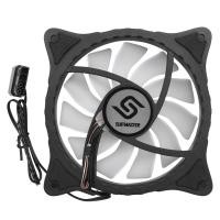 ราคา RGB Color Changing Symphony LED Light Desktop Computer DIY Light Emitting Cooling Fan LED Case Fan Computer Cooling Fan Fine Aperture Inside and Outside Multicolored (17415977652)