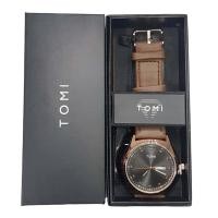 ราคา นาฬิกาTOMI พร้อมกล่อง TM 110ของแท้100 นาฬิกาข้อมือโทมิผู้ชายและผู้หญิง นาฬิกาโทมิ สายหนัง กันน้ำได้ นาฬิกาญี่ปุ่น TW620 (19482129316)