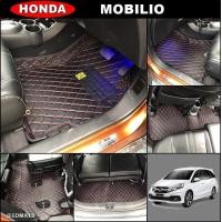 ราคา พรมปูพื้นรถยนต์ 6D HONDA MOBILIO 7ที่นั่ง พรม6D QJ VIP หนาพิเศษ เข้ารูป เต็มคัน (10584670919)