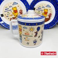 ราคา Pooh Adventure จานข้าวเด็ก ช้อนส้อม แก้วน้ำเมลามีน ลายหมีพูห์ ศรีไทยซุปเปอร์แวร์ Flowerware ขายเป็นชิ้น เลือกรหัสสินค้า (21288220460)