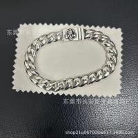 ราคา CH Croix S925ดาบมาตรฐานสร้อยข้อมือสมอเรือครอสโซ่มือคู่หนาของผู้ชาย Eido80สไตล์เดียวกัน (20589960098)