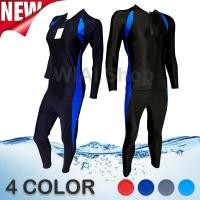 ราคา ชุดว่ายน้ำ ชุดว่ายน้ำแขนยาว ขายาว กันแดด ชุดว่ายน้ำหญิง ชาย ทอม สีดำ ซิปหน้า แยกชิ้น เสื้อ กางเกง สินค้าพร้อมส่งด่วน ขนาด M L XL 2XL 3XL 4XL M062 (18199146047)