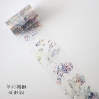ราคา สติกเกอร์ติดสมุดที่บันทึกด้วยมือ DIY สำหรับบุคคลสไตล์โบราณหัวใจสาวในฝันเทป PET สมุดที่บันทึกด้วยมือกันน้ำแบบใส (12424414342)