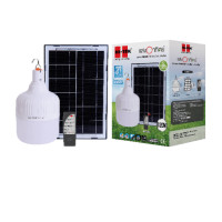 ราคา Global House HI TEK หลอดไฟ LED โซลาร์เซลล์ 120W หรี่แสงได้ พร้อมรีโมท แสงขาว รับประกันของเเท้ (21308209376)