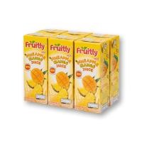 ราคา ราคาส่งถูก ฟรุตลี่ น้ำสับปะรดผสมน้ำมะม่วงรวม 100 200 มล x 6 กล่อง Fruitly Pineapple Mango Juice 200 ml x 6 boxes สินค้าใหม่ ล็อตใหม่ ของแท้ บริการเก็บเงินปลายทาง (19074036091)