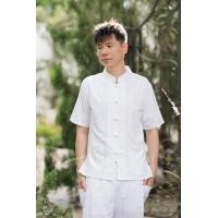 ราคา เสื้อพื้นเมืองผ้าฝ้ายสีขาวทั้ง4แบบ (21341255490)