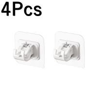 ราคา Free Shipping 4Pcs ตัวยึดม่านเส้นแบบเบ็ดแบบยึดติดเองที่แขวนผนังตะขอม่านอาบน้ำหนีบม่าน (21125919220)