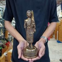 ราคา BANG BEEM พระสีวลีมหาลาภ ปางธุดงค์ เนื้อทองเหลือง ขนาดบูชา หลวงพ่อแพ วัดพิกุลทอง จ สิงห์ บุรี ปี2516 (17440671663)