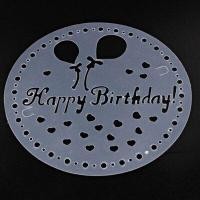 ราคา แม่พิมพ์ ลายฉลุพิมพ์ Cake Stencil หัวใจ ดอกไม้ ดาว วันเกิด แผ่นฉลุโรยผงไอซิ่ง โกโก้ โรยแต่งหน้าเค้ก (18427059454)