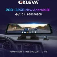 ราคา EKLEVA แอนดรอยด์8 1 RAM รอม2GB 32GB 4GB 32GB ADAS 10 In 1กล้องกระจกรถยนต์ DVR 4G WIFI GPS บลูทูธ Full HD 1080P เครื่องบันทึกวีดีโอ (3868162941)