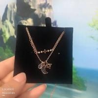ราคา สร้อยคอ พระจันทร์ครึ่งเสี้ยว พร้อมจี้สวยๆ (17823976184)