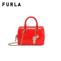 ราคา FURLA กระเป๋าสะพายผู้หญิง รุ่น candy WE00636 สี CORAL RED (21024192049)