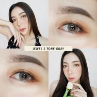 ราคา คอนแทคเลนส์ยี่ห้อ Kitty kawaii รุ่น Jewel3tone Gray (20069060839)