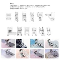 ราคา Julius 48pcs set ตีนผี จักร์เย็บผ้า ตีนผีจักรเย็บผ้าธรรมดา ตีนผีจักรเล็ก เย็บมาตราฐาน เย็บตรง เซทตีนผีจักรเย็บครอบจักรวาล 48ชิ้น ชิ้นส่วนจักรเย็บผ้าในครัวเรือน Multifunction Sewing Machine Presser Foo