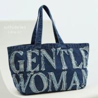ราคา กระเป๋า GENTLEWOMEN ของแท้ รุ่น GW DENIM TOTE BAG (21371384263)