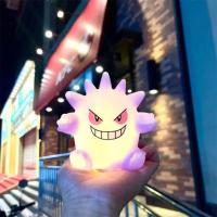 ราคา Anime Pokemon Night Light Gengar Pikachu LED Lamp Anime Figures Model Ornament Room Decoration Doll Kids Birthday Christmas Gift (20518291160)
