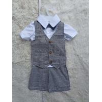 ราคา ชุดเด็กผู้ชาย ใส่ออกงาน ใส่ไปงานแต่ง เท่ๆ ชุดสูทครบเซ็ต สุดเท่ ผ้าคอตตอนได้ลุคเท่ๆ ไม่เหมือนใคร ใส่สบายไม่ร้อน พร้อมส่ง D174 ชุดเด็ก (16491499306)