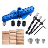 ราคา งานไม้ Pocket Hole Jig 6 8 10มม Self Centering Scriber Doweling Jig เจาะท่องเที่ยว Locator Hole Puncher ช่างไม้เครื่องมือ Locator (15784398292)
